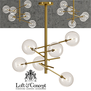 Chandelier Bolle hanging lamp Gallotti & radice